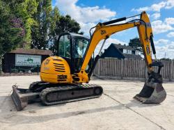 JCB 8065 TRACKED EXCAVATOR *ZERO SWING, YEAR 2009* C/W BUCKET *VIDEO*