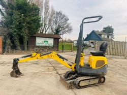 WACKER NEUSON 803 EXCAVATOR *YEAR 2017, 596 HOURS* C/W EXPANDING TRACKS