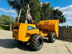 THWAITES 9 TONNE 4WD STRAIGHT TIP DUMPER C/W ROLE BAR *VIDEO*