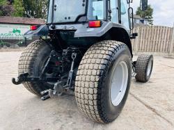 JCB 354 4WD TRACTOR C/W AC CABIN & TURF TYRES *VIDEO*