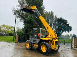 JCB 525-58 4WD TELEHANDLER *AG-SPEC* C/W BUCKET, PALLET TINES & TINE EXTENSIONS *VIDEO*