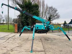 MAEDA MC-285C TRACKED SPIDER CRANE *1417 HOURS* C/W REMOTE CONTROL *VIDEO'S*