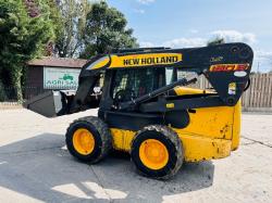 NEW HOLLAND LS180B HIGH LIFT SKIDSTEER C/W BUCKET *VIDEO*