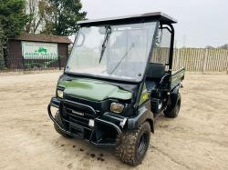 KAWASAKI 4WD MULE UTV C/W FRAME AND CANOPY 