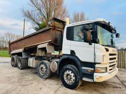 SCANIA P380 8X4 DOUBLE DRIVER TIPPER LORRY C/W MANUAL GEAR BOX 