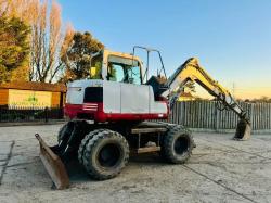 TAKEUCHI TB175W 4WD WHEELED EXCAVATOR *YEAR 2010* C/W BUCKET *VIDEO*