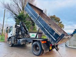 DAF LF55.220 4X2 TIPPER LORRY C/W HIAB 099 CRANE CHOICE OF 5 