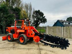 DITCH WITCH 7610DD 4WD TRENCHER C/W FRONT WEIGHTS & BLADE 