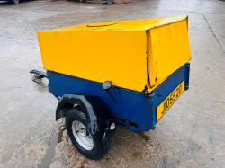 MOSA TS300 6KVA SINGLE AXLE WELDER GENERATOR 