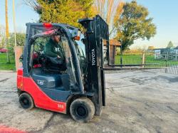 TOYOTA 15 FORKLIFT *CONTAINER SPEC, YEAR 2019* C/W PALLET TINES *VIDEO*