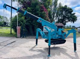TOA CC265H TRACKED SPIDER CRANE C/W 4 X PUSH OUT BOOM 