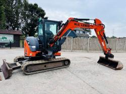 HITACHI ZX48U-5A EXCAVATOR *ZERO SWING, YEAR 2018* C/W 3 X BUCKET'S *VIDEO*