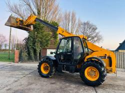 JCB 530-70 4WD TELEHANDLER C/W BUCKET & PALLET TINES *VIDEO*