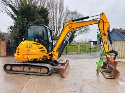 JCB 8026 TRACKED EXCAVATOR *ZERO SWING, YEAR 2009, 3402 HOURS* C/W BUCKET *VIDEO*