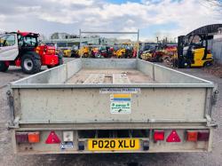 IFOR WILLIAMS 14FT 6 TWIN AXLE PLANT TRAILER *C/W LOADING RAMP*VIDEO*