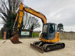 CASE CX75SR TRACKED EXCAVATOR *ZERO SWING* C/W QUICK HITCH *VIDEO*