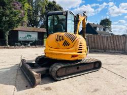 JCB 8065 TRACKED EXCAVATOR *ZERO SWING, YEAR 2009* C/W BUCKET *VIDEO*