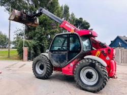 MANITOU 634-120 4WD TELEHANDLER *YEAR 2014, AG-SPEC* C/W PICK UP HITCH *VIDEO*