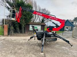 PLATFORM SPIDER 1380 TRACKED MAN LIFT *YEAR 2016* C/W TWIN AXLE PLANT TRAILER *VIDEO*