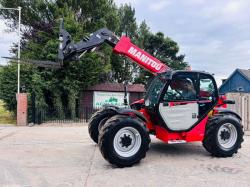 MANITOU MT733 4WD TELEHANDLER *YEAR 2022, ONLY 2254 HOURS* C/W TINES *VIDEO*