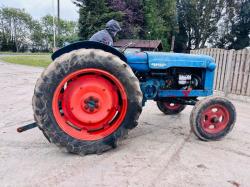 FORDSON POWER MAJOR TRACTOR *ENGINE SMOKES, STILL RUNS & DRIVE* VIDEO*