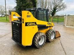 GEHL R150 SKIDSTEER *YEAR 2020, 1978 HOURS* C/W BUCKET *VIDEO*