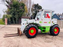 CLAAS 4WD TELEHANDLER *AG SPEC* C/W PICK UP HITCH *VIDEO*