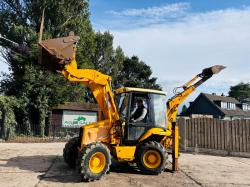 JCB 2CX 4WD BACKHOE DIGGER C/W 4 WHEEL STEER & EXTENDING DIG *VIDEO*