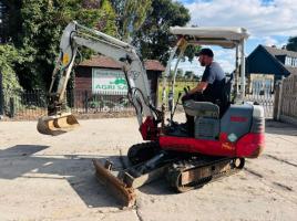 TAKEUCHI TB219 TRACKED EXCAVATOR *YEAR 2016, 4245 HOURS* C/W QUICK HITCH *VIDEO*