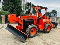 DITCH WITCH 7610DD 4WD TRENCHER C/W FRONT WEIGHTS & BLADE 