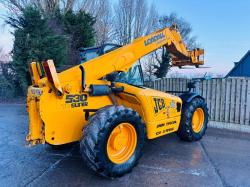 JCB 530-70 FARM SPECIAL 4WD TELEHANDLER C/W PALLET TINES *VIDEO*