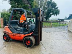 LINDE H30D-03 DIESEL FORKLIFT *CONTAINER SPEC* C/W PERKINS ENGINE *VIDEO*