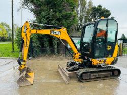 JCB 8026 TRACKED EXCAVATOR *ZERO SWING, YEAR 2017, 3325 HOURS* C/W BUCKET 