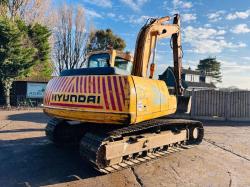 HYUNDAI ROBEX 130LC-3 TRACKED EXCAVATOR C/W BUCKET 