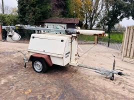 TEREX GL4050D-4MH SINGLE AXLE LIGHTING TOWER C/W KUBOTA ENGING 