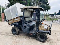 KUBOTA RTV900 4WD UTV *YEAR 2008, ROAD REGISTERED* C/W HYDRAULIC TIP & CANOPY *VIDEO*