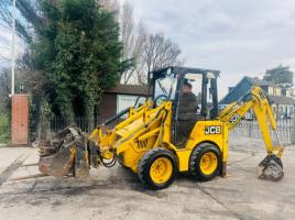 JCB 1CX 4WD BACKHOE DIGGER *2510 HOURS* C/W SELECTION OF BUCKETS & PALLET TINES 