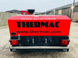 THERMAC PORTABLE SAND BLASTER *YEAR 2010* C/W INGERSOL RAND COMPRESSOR