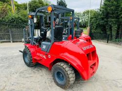 UNUSED APACHE FR30 ROUGH TERRIAN FORKLIFT *YEAR 2024, ONLY 2 LEFT* VIDEO*