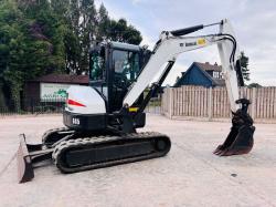 BOBCAT E45 TRACKED EXCAVATOR *YEAR 2019, ONLY 1700 HOURS* C/W QUICK HITCH *VIDEO*